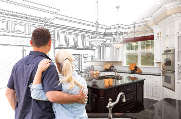 Professional Cabinet Installation technician working in Riverdale, NJ